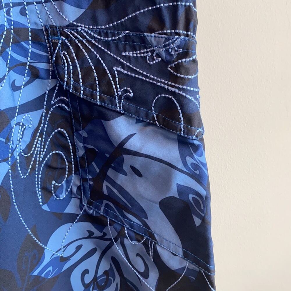 Crazy Shirts Hawaiian Floral Board Swim Trunk Short 38 - Picture 5 of 11